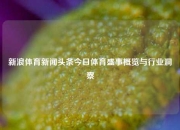 新浪体育新闻头条今日体育盛事概览与行业洞察