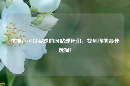 求推荐可以买球的网站球迷们，找到你的最佳选择！